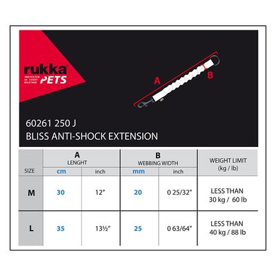 Rukka® Bliss Anti-Shock Leinenverlängerung, gelb