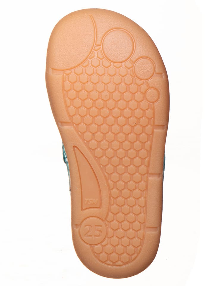 kmins Leder-Barfußschuhe in Türkis günstig kaufen