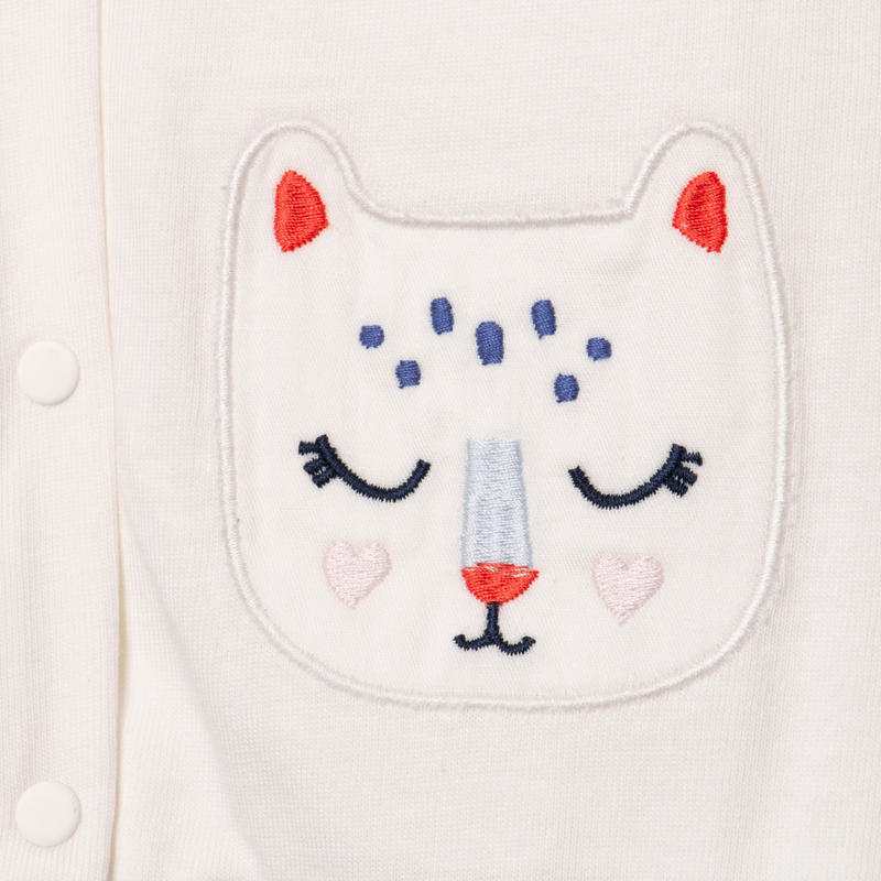 Pyjama bébé fille poches-chats beige Catimini