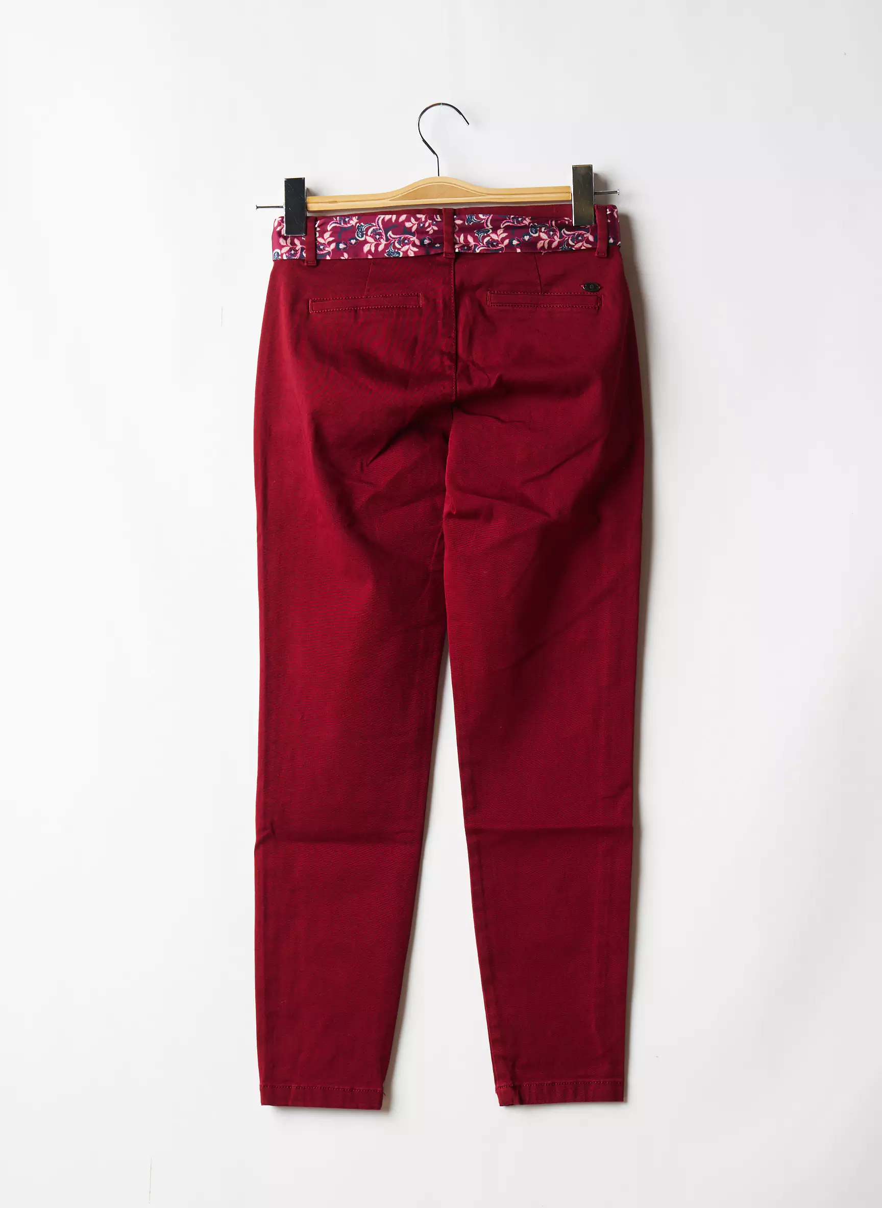 Freeman T Porter Pantalons Chino Femme couleur rouge