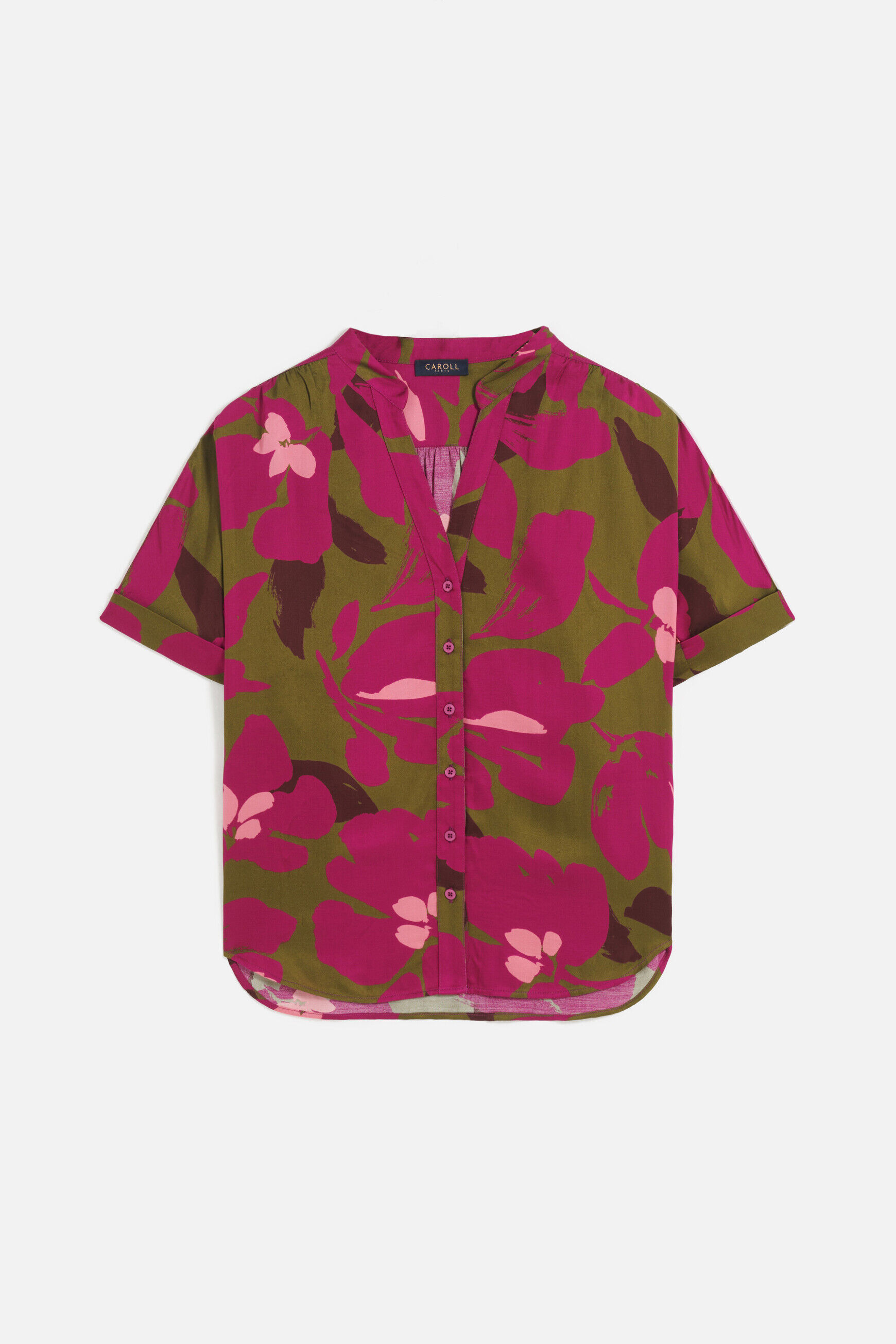 Chemise cado1 vert olive femme