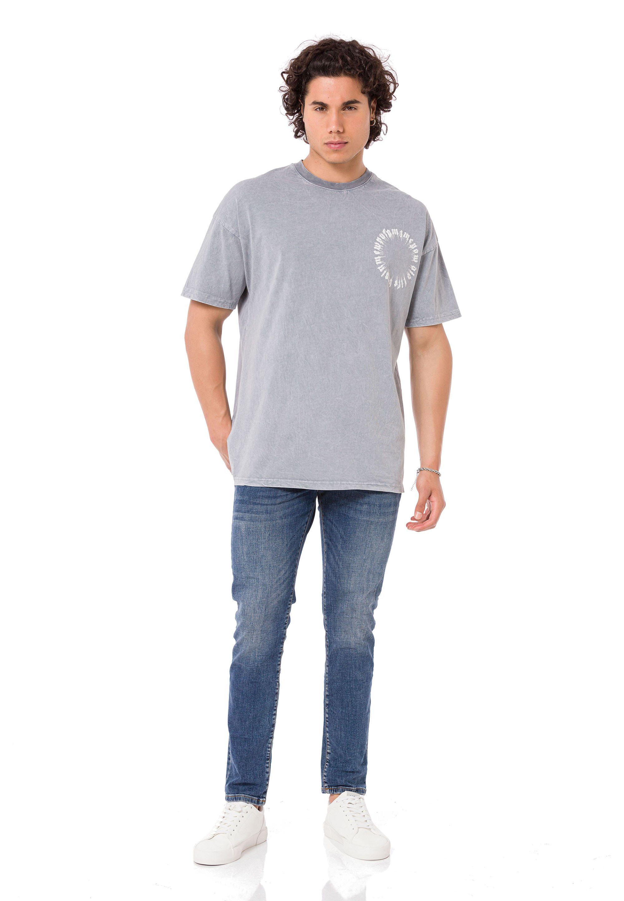 RedBridge T-Shirt Runcorn mit großflächigem Print auf dem Rücken