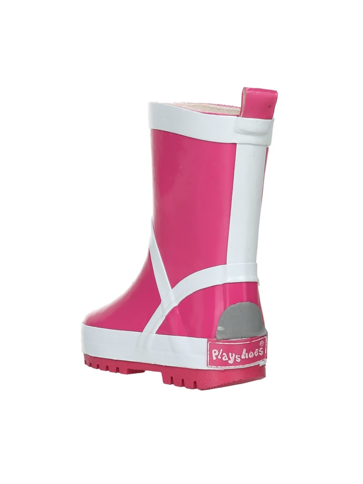 Playshoes Gummistiefel uni in Pink günstig kaufen