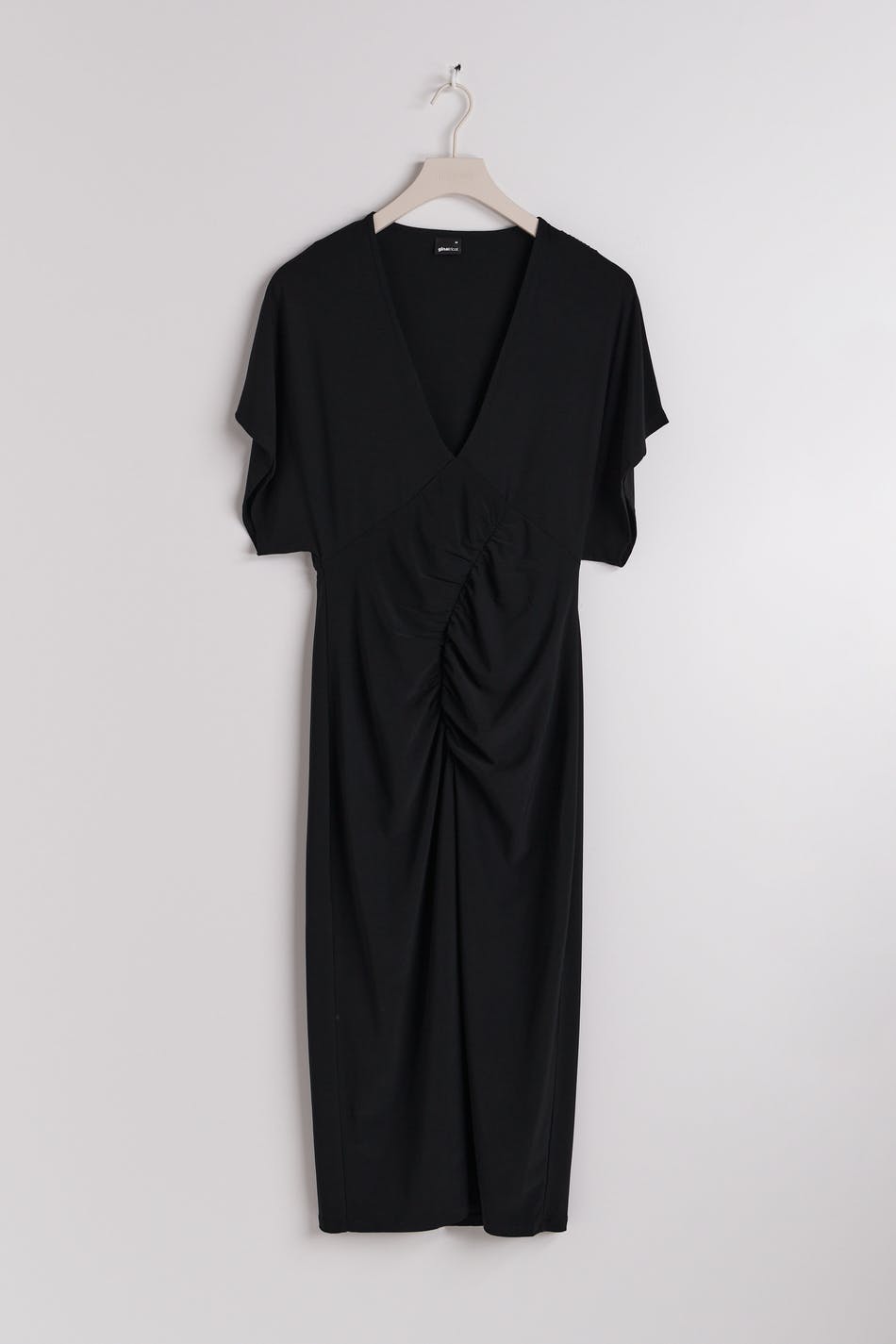 Ruched midi dress