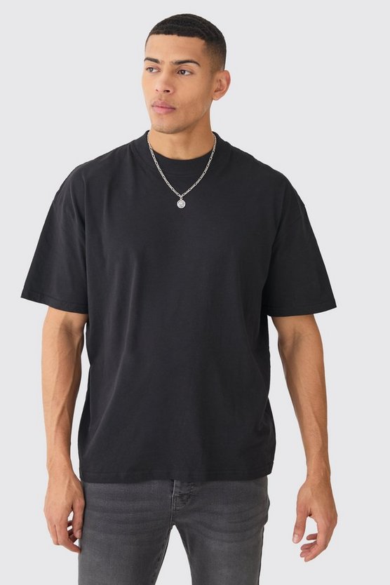 Oversize T-Shirt mit Space-Print