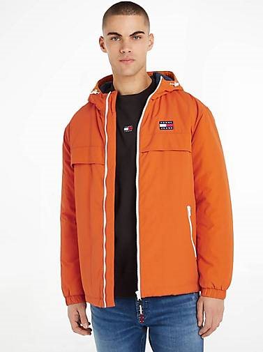 TOMMY-JEANS Herren Kapuzenjacke TJM PADDED SOLID CHICAGO