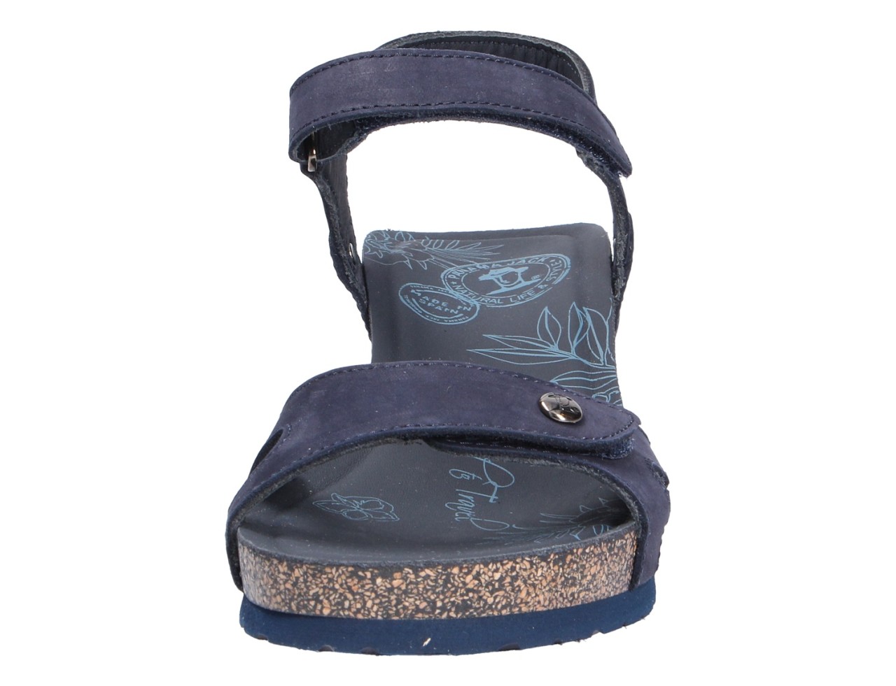 PANAMA JACK Keilsandalen blau Julia Basics B10 Nobuck