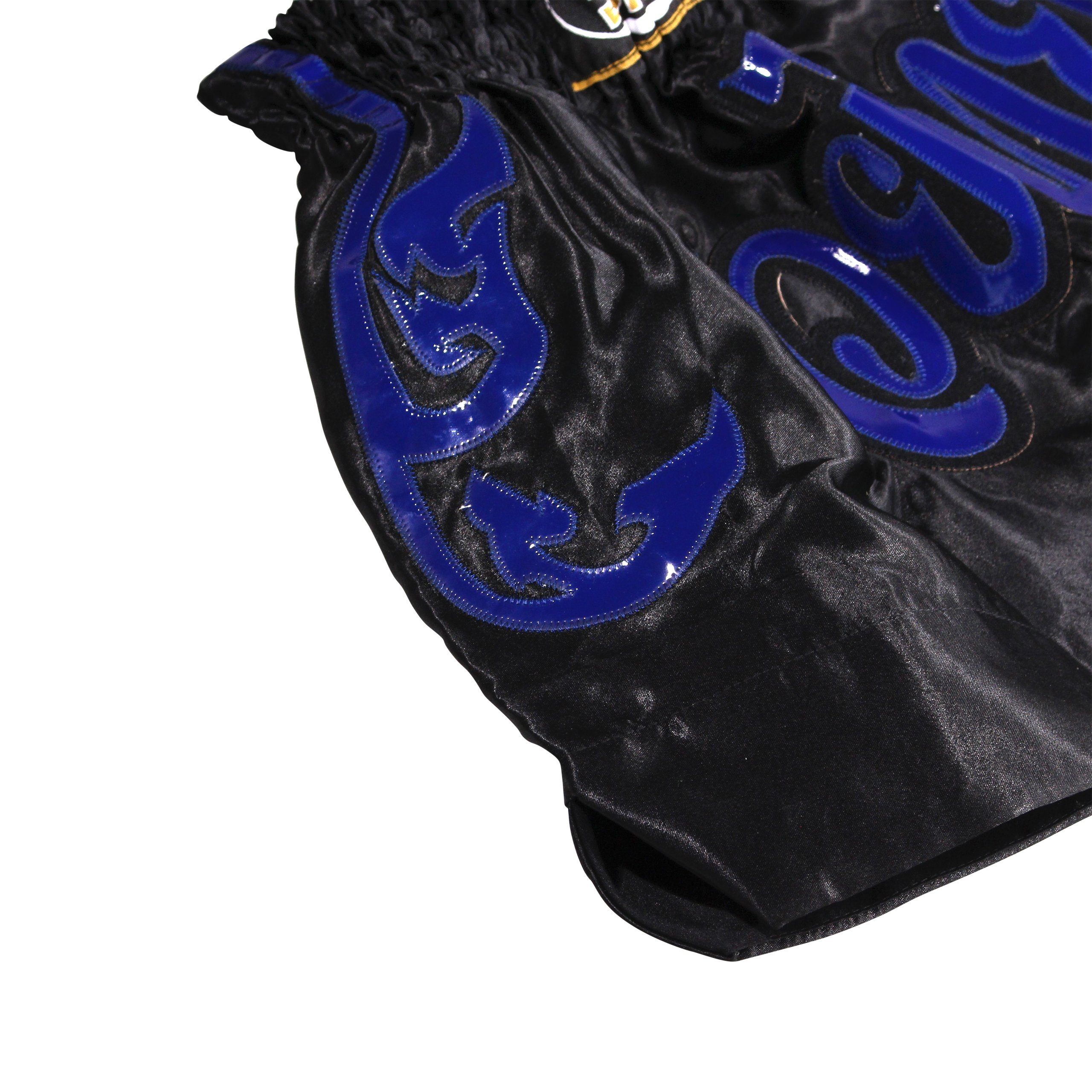 BAY-Sports Sporthose Muay Thai Kick Hose Shorts Thaiboxhose Thaiboxen MMA kurz Kickboxen (traditional und aufwendig verarbeitet, Laser Cut Serie) Laser Cut Serie
