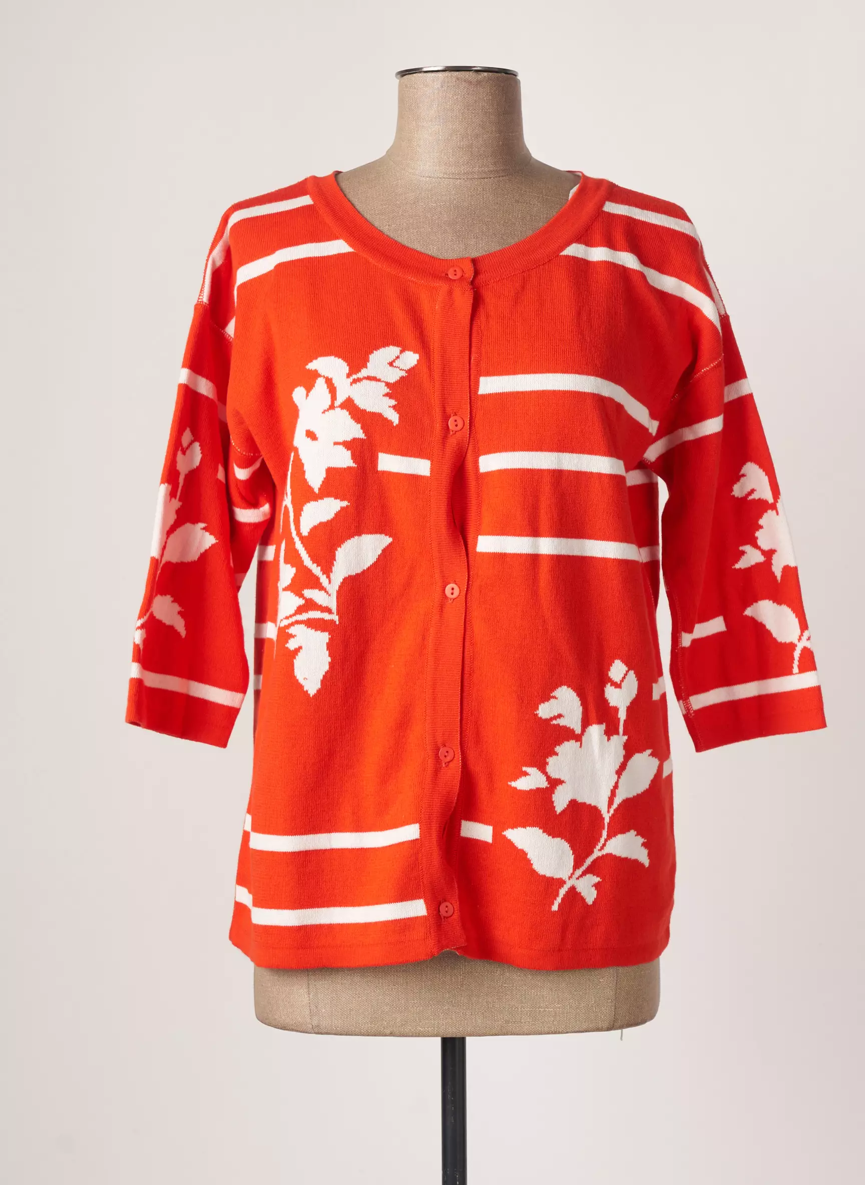 Le Petit Baigneur Cardigans Femme couleur orange