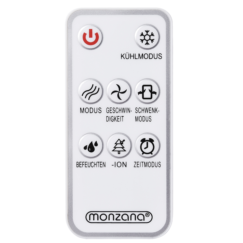 Monzana Mobiles Klimagerät Weiß 10L