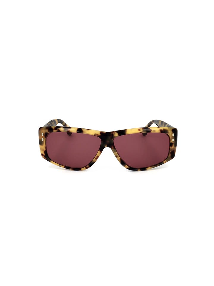 ISABEL MARANT ÉTOILE Damen-Sonnenbrille in Schwarz-Gelb/ Bordeaux günstig kaufen 61