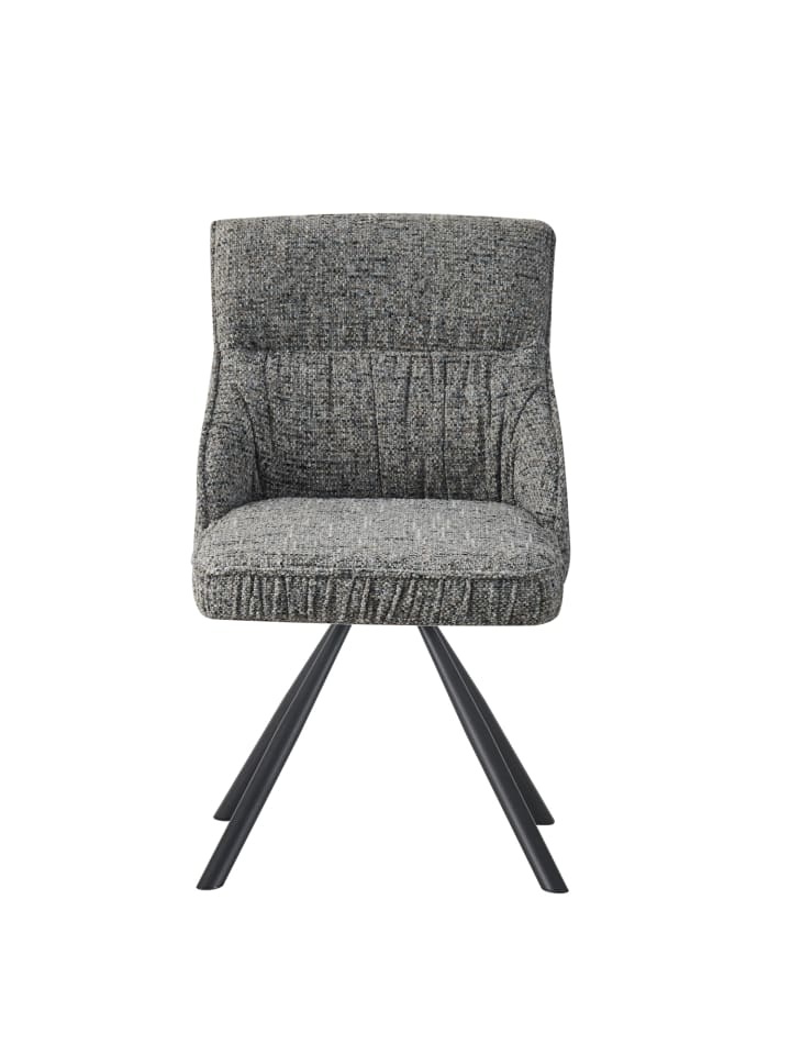 DUBI Möbel 2er-Set: Drehstuhl SERINA  in Dunkelgrau - (B)61 x (H)81 x  (T)62 cm günstig kaufen onesize