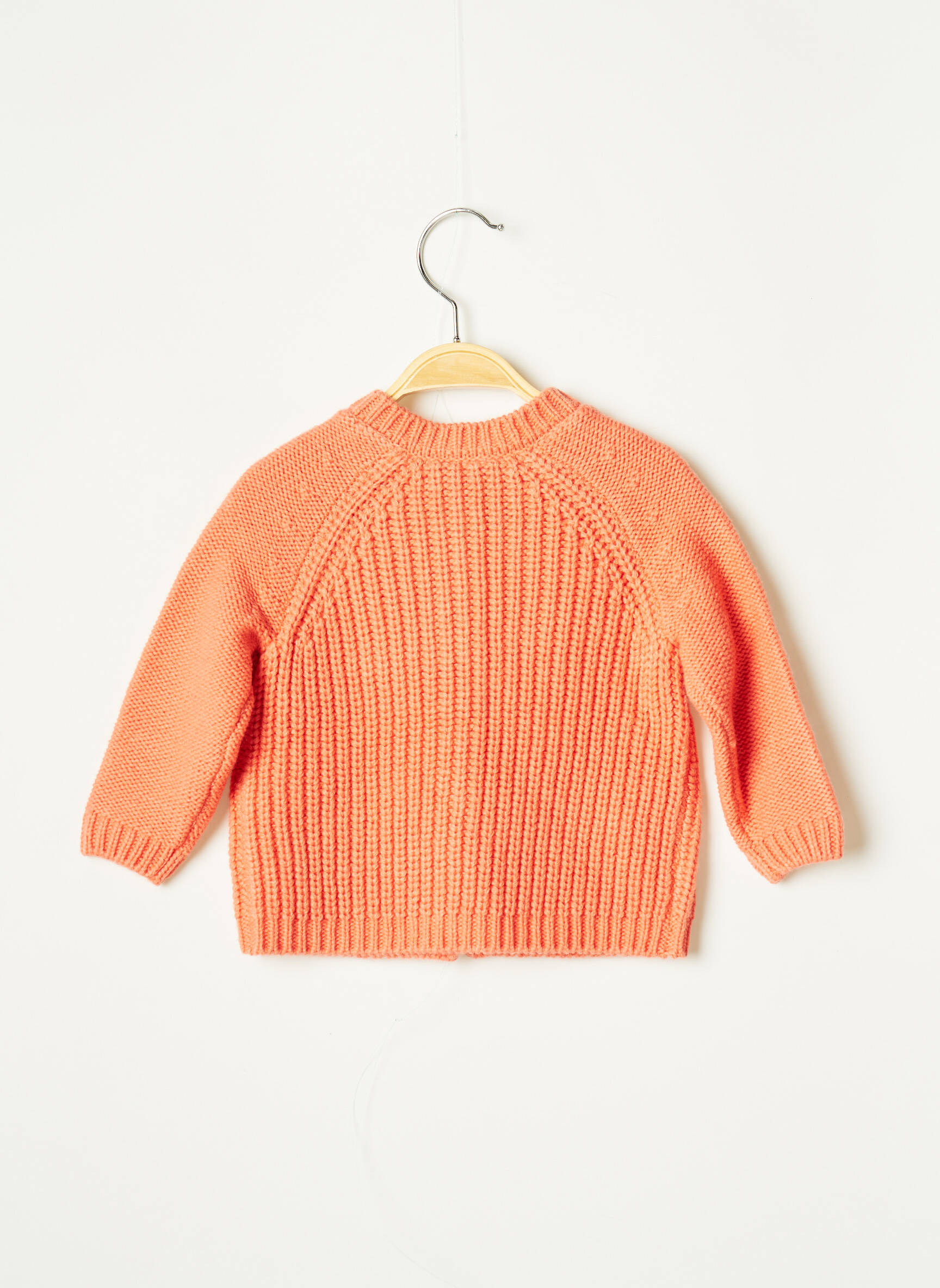 3 Pommes Grosse Maille Fille couleur orange
