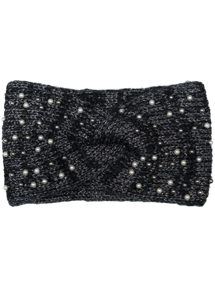styleBREAKER Strick Stirnband in Schwarz günstig kaufen onesize