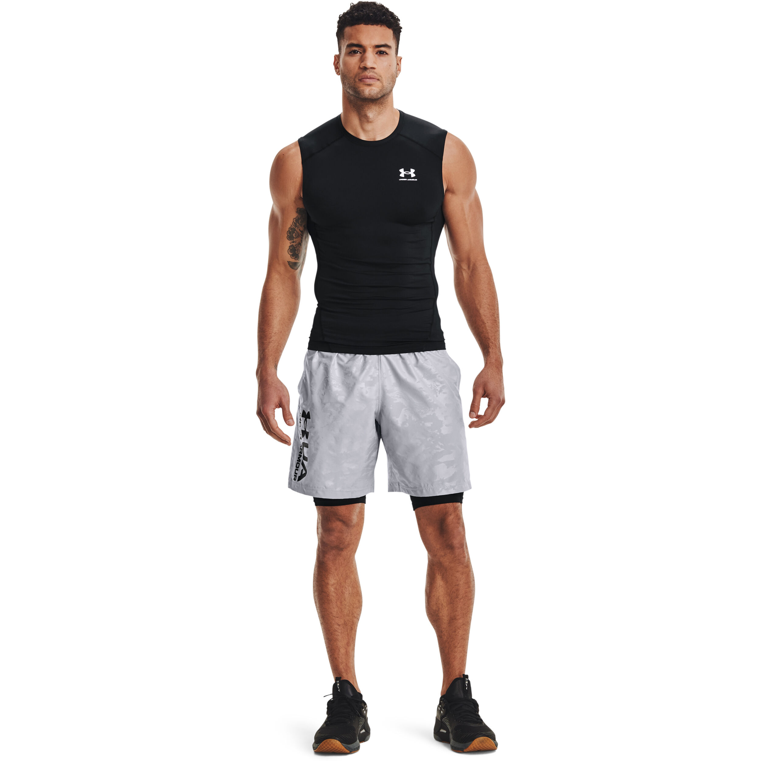 Heatgear Armour Tank-Top Herren - Schwarz, Weiß