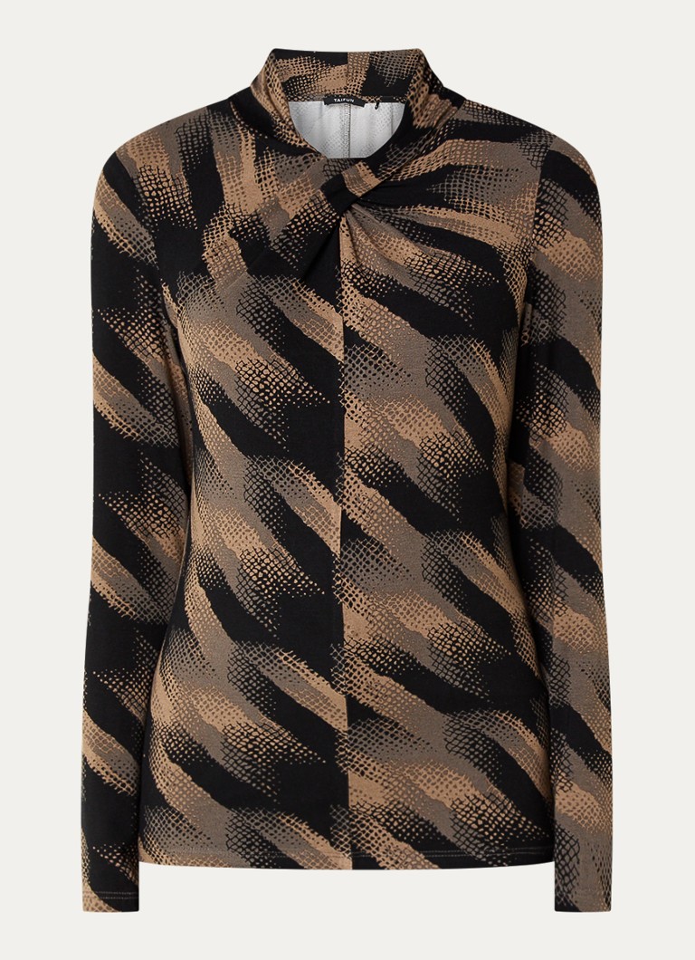 Taifun Top with graphic print