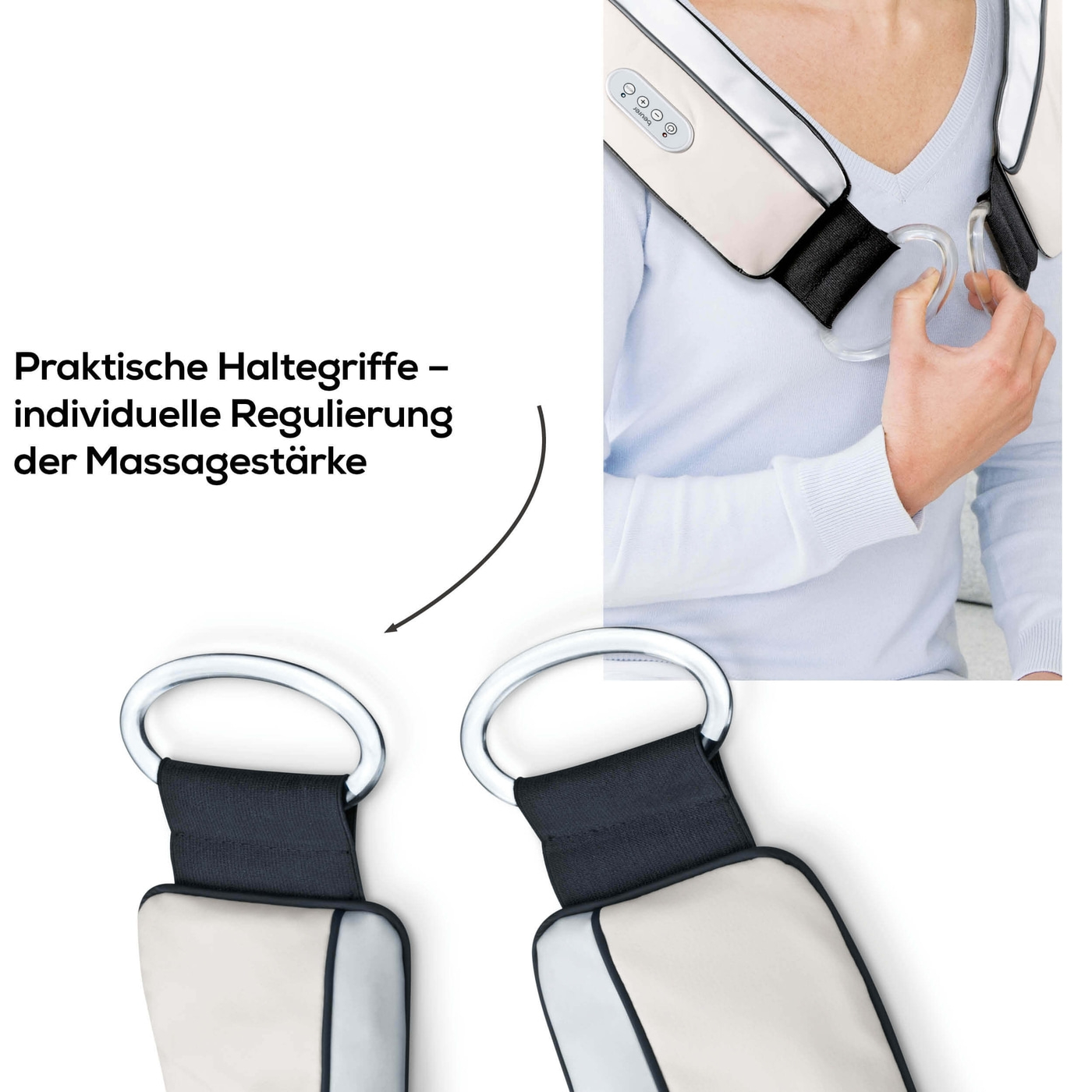 Beurer Nacken-Massagegerät - MG 150-Massagegerät mit Klopfmassage für Muskelverspannungen im Nackenbereich
