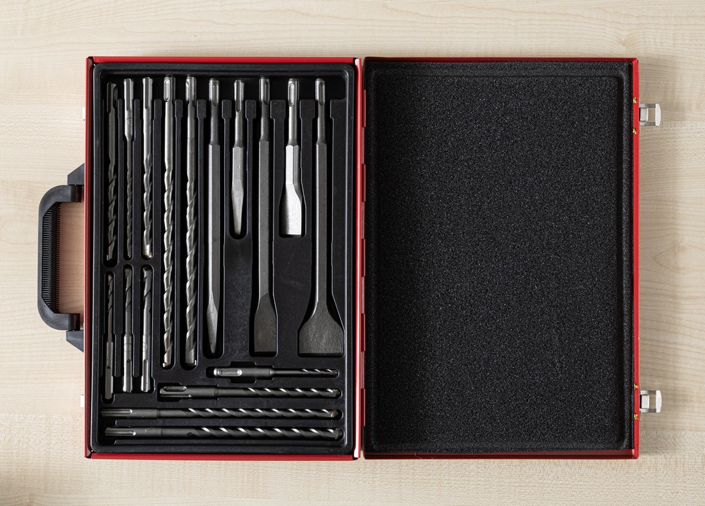 Kraft Werkzeuge SDS Plus Hammerbohrer-Set, 17-teilig