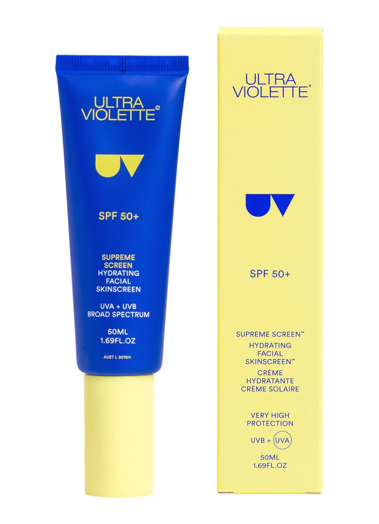 Ultra Violette Supreme Screen Cremă de protecție solară hidratantă pentru față SPF50+