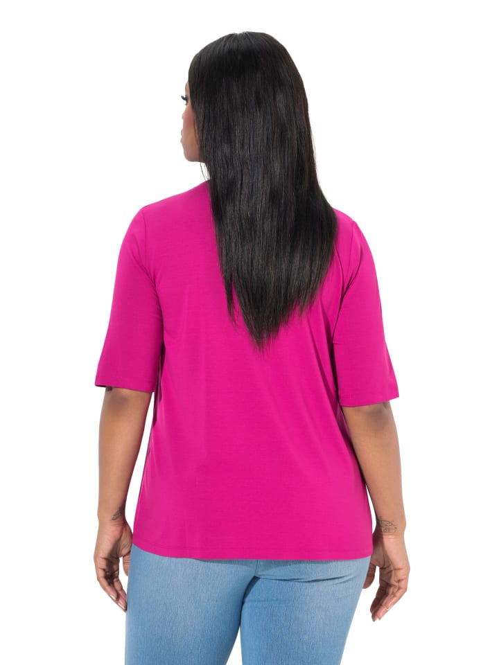 Ulla Popken Shirt in magenta günstig kaufen