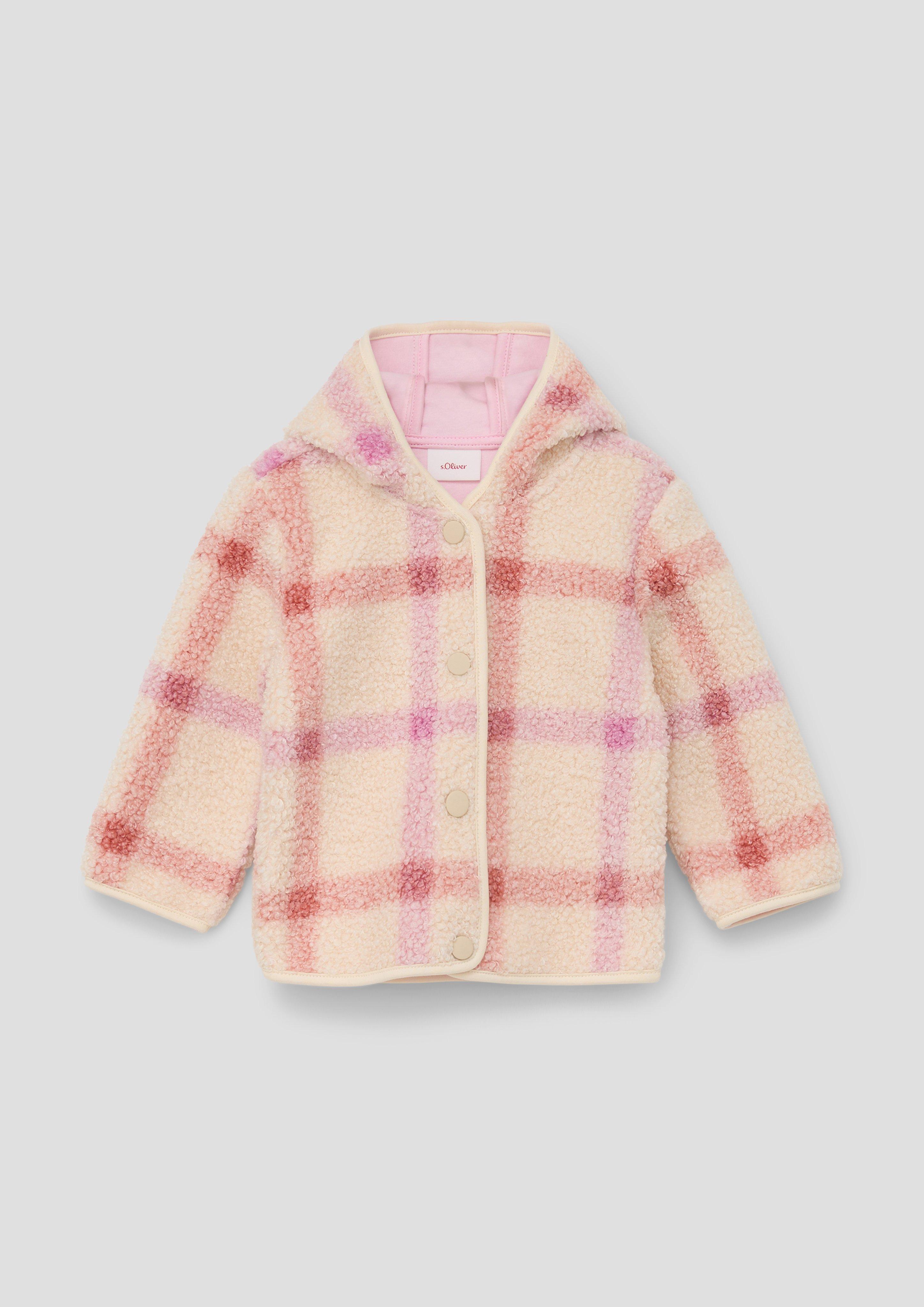 Jacke aus Teddy-Plüsch  2141937-08N2