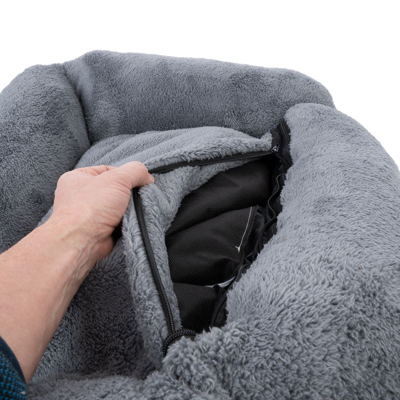 TIAKI Hundebett Lazy Bear, dunkelgrau zu TOP-Preisen | bitiba %