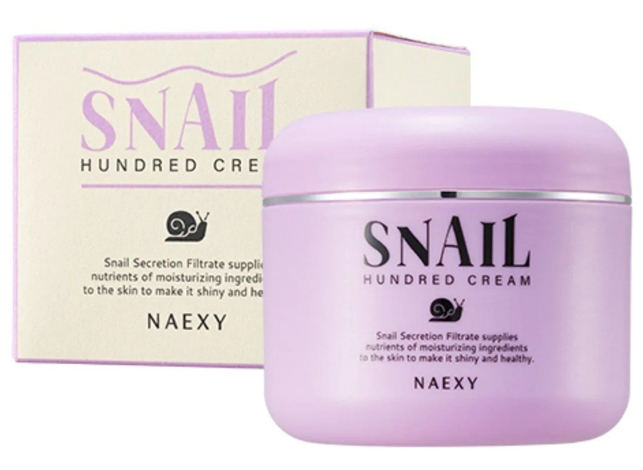 „Naexy Snail Hundred“ regeneruojantis veido kremas