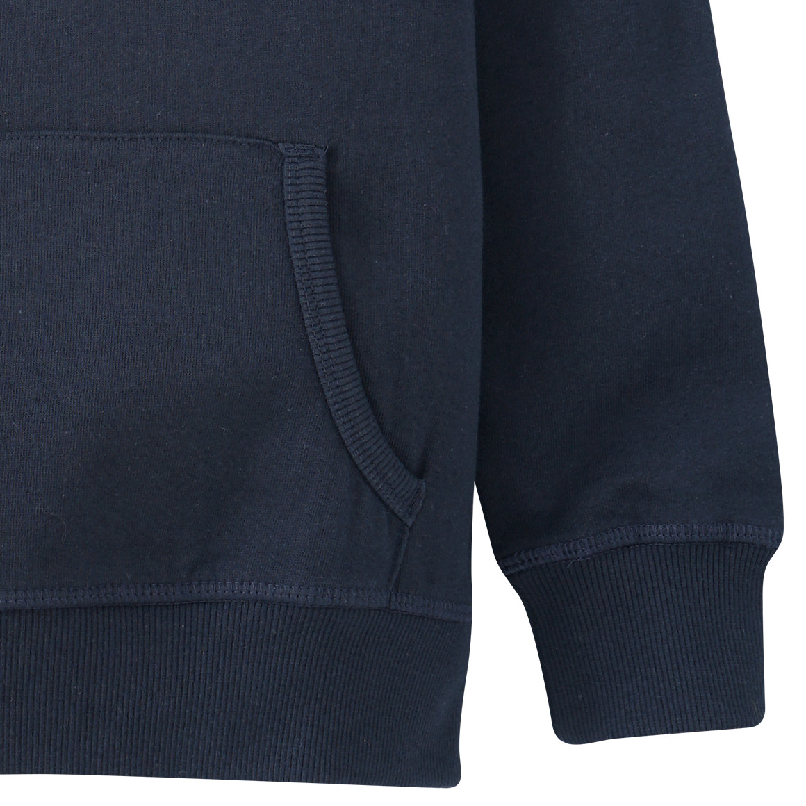 Kinder Hoodie mit appliziertem Schriftzug
