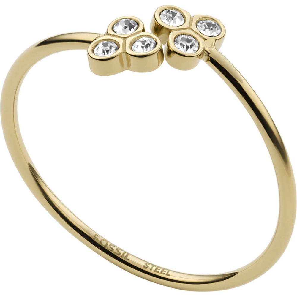 Fossil Bague pour femme Acier inoxydable or Bague