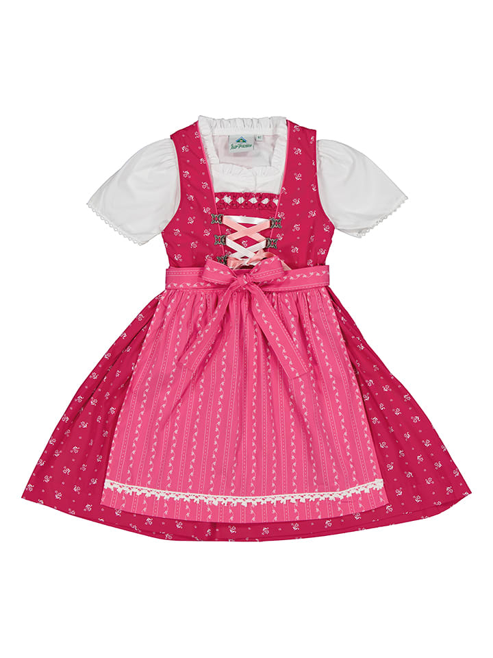 Isartrachten Dirndl in Pink günstig kaufen
