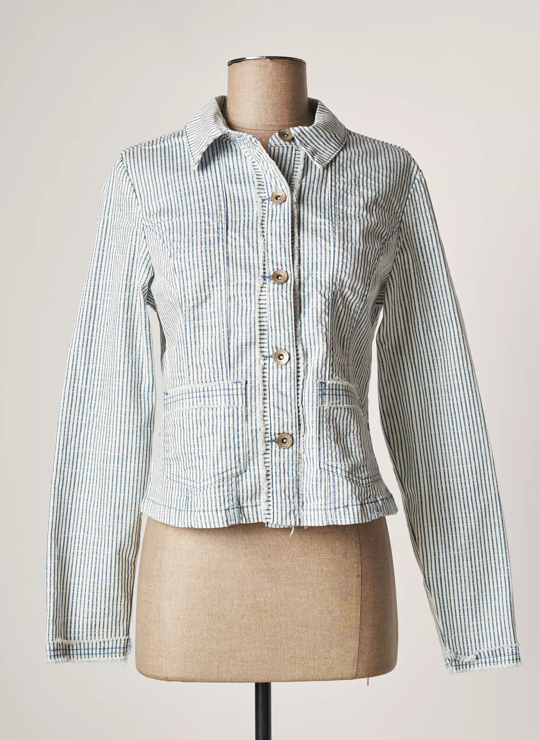 Cream Vestecasual Femme couleur bleu
