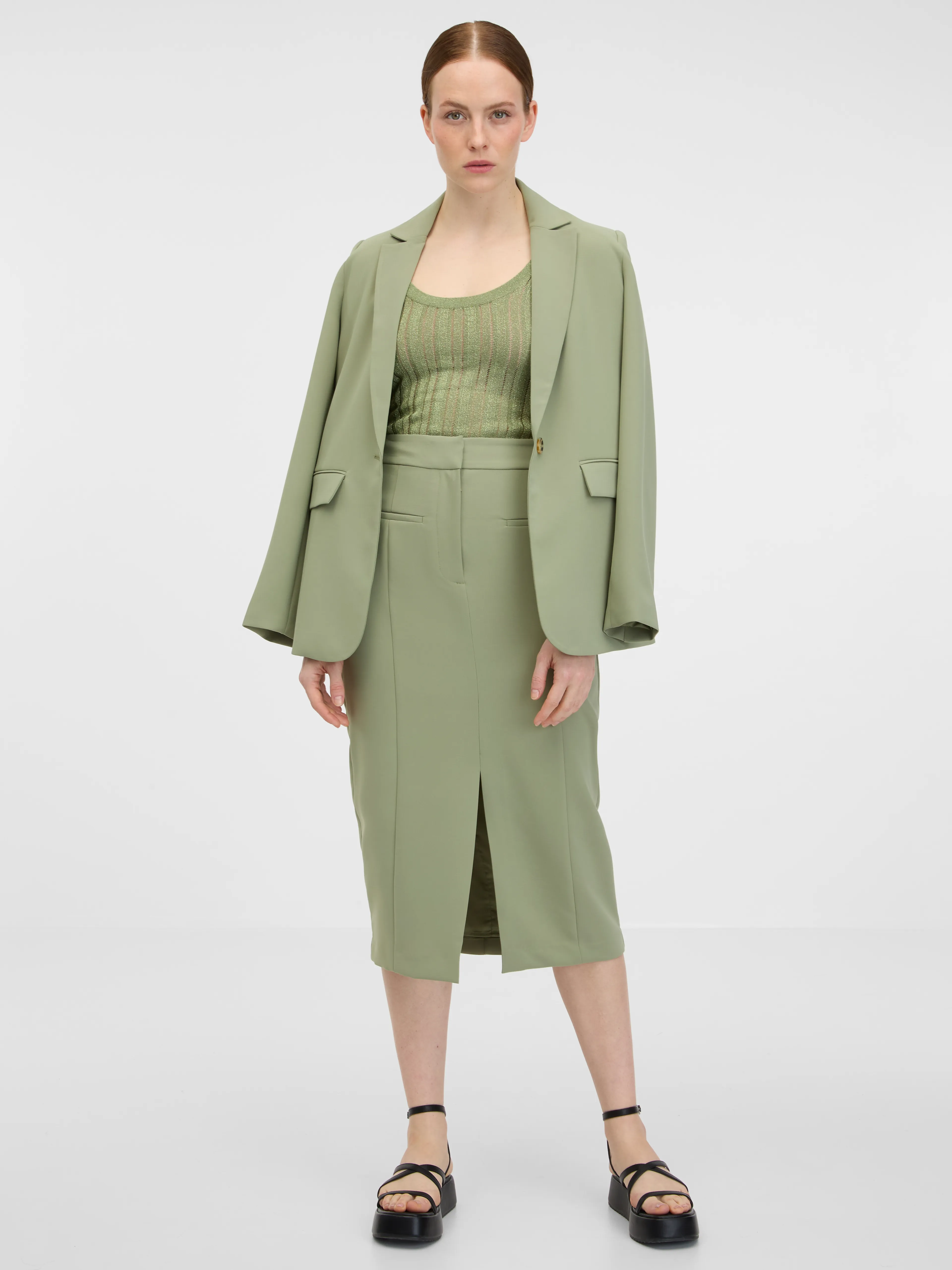 Khaki Damen-Top ORSAY