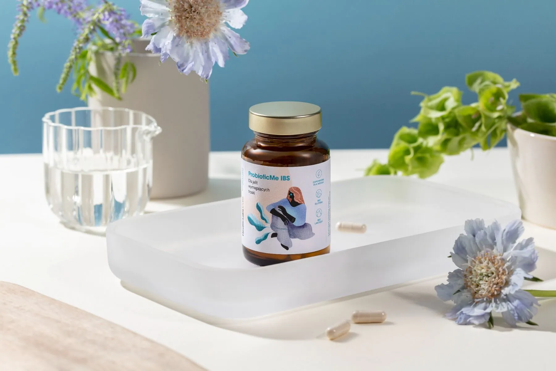 Health Labs Care ProbioticMe IBS Kosttilskud, der understøtter fordøjelsessystemet, kapsler