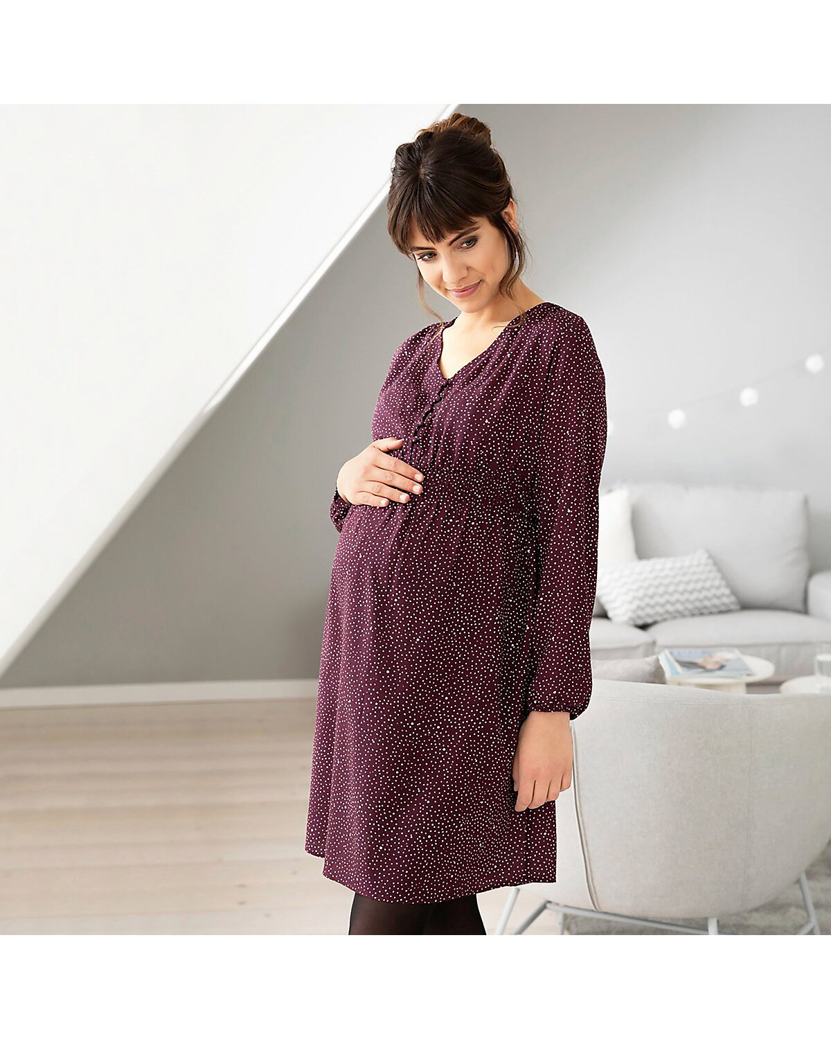 Umstands- und Still-Kleid