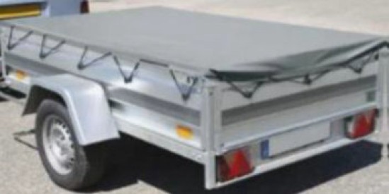 Diamond Car Anhängerabdeckung in versch. Größen M: 210 x 124 x 7 cm / S: 152 x 106 x 7 cm