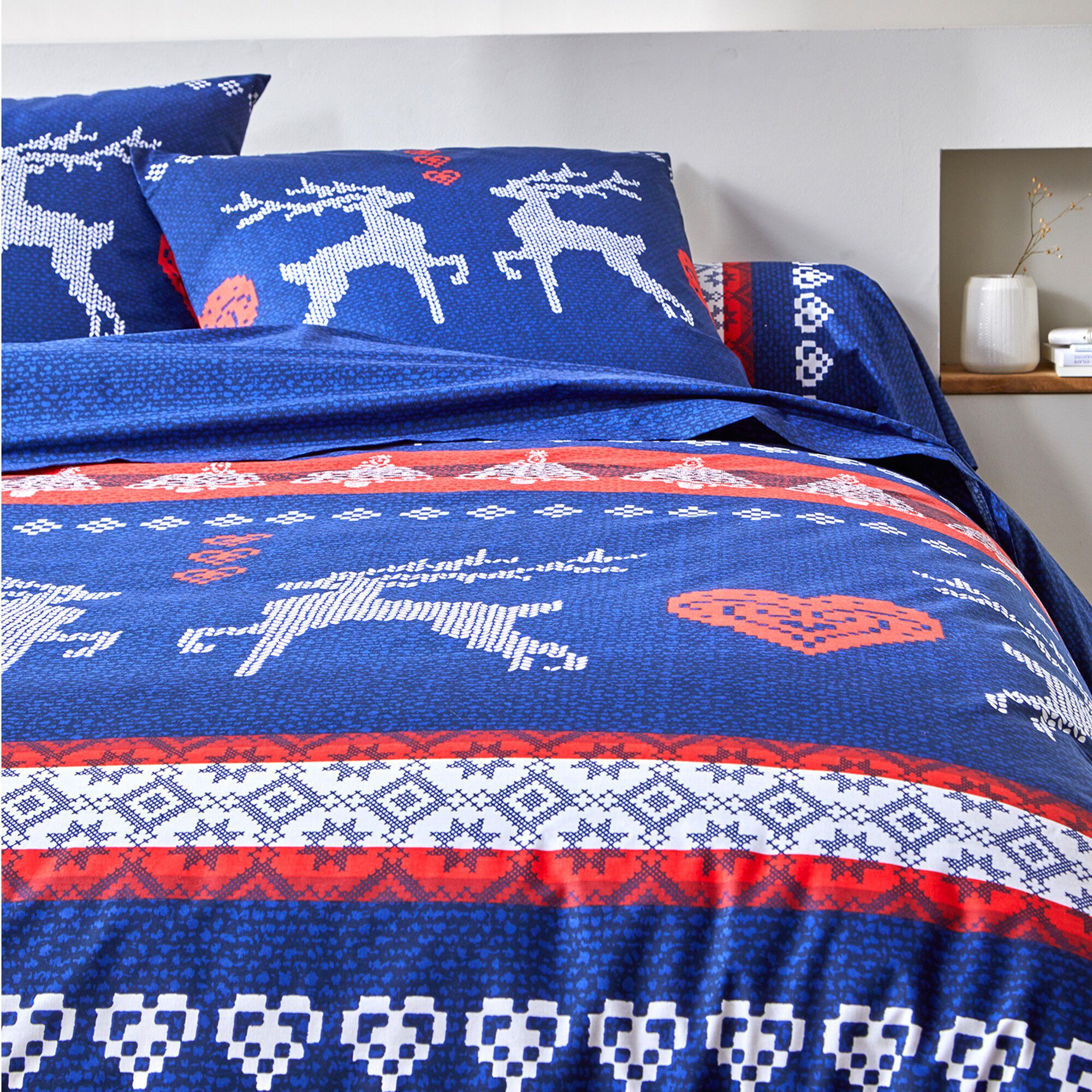 Linge de lit Cerfy en coton