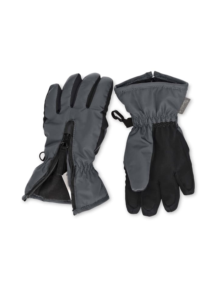 Sterntaler Fingerhandschuh zweifarbig in eisengrau günstig kaufen 6