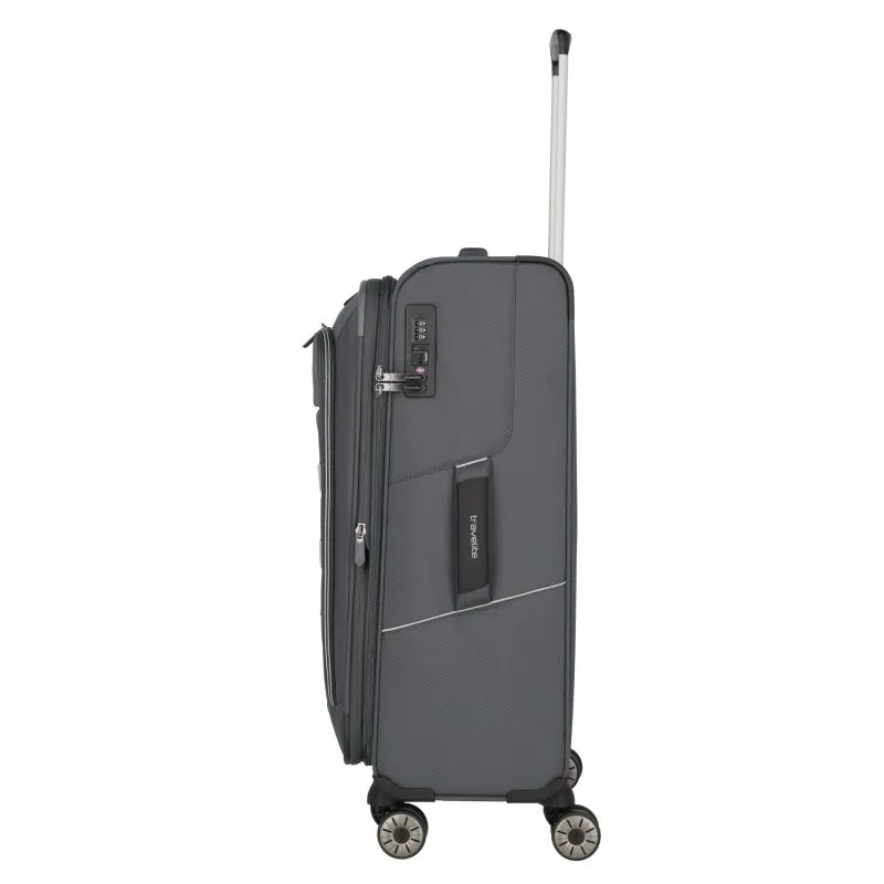Travelite SKAII Trolley 4 Rollen M - Gipfelgrau