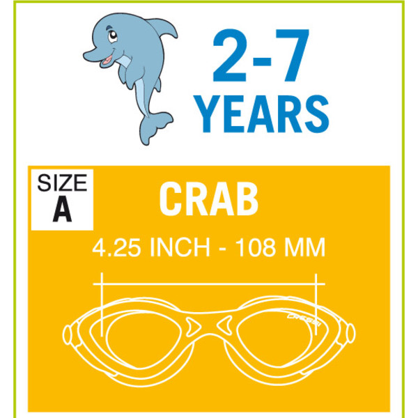 CRAB Kinder - Schwimmbrille