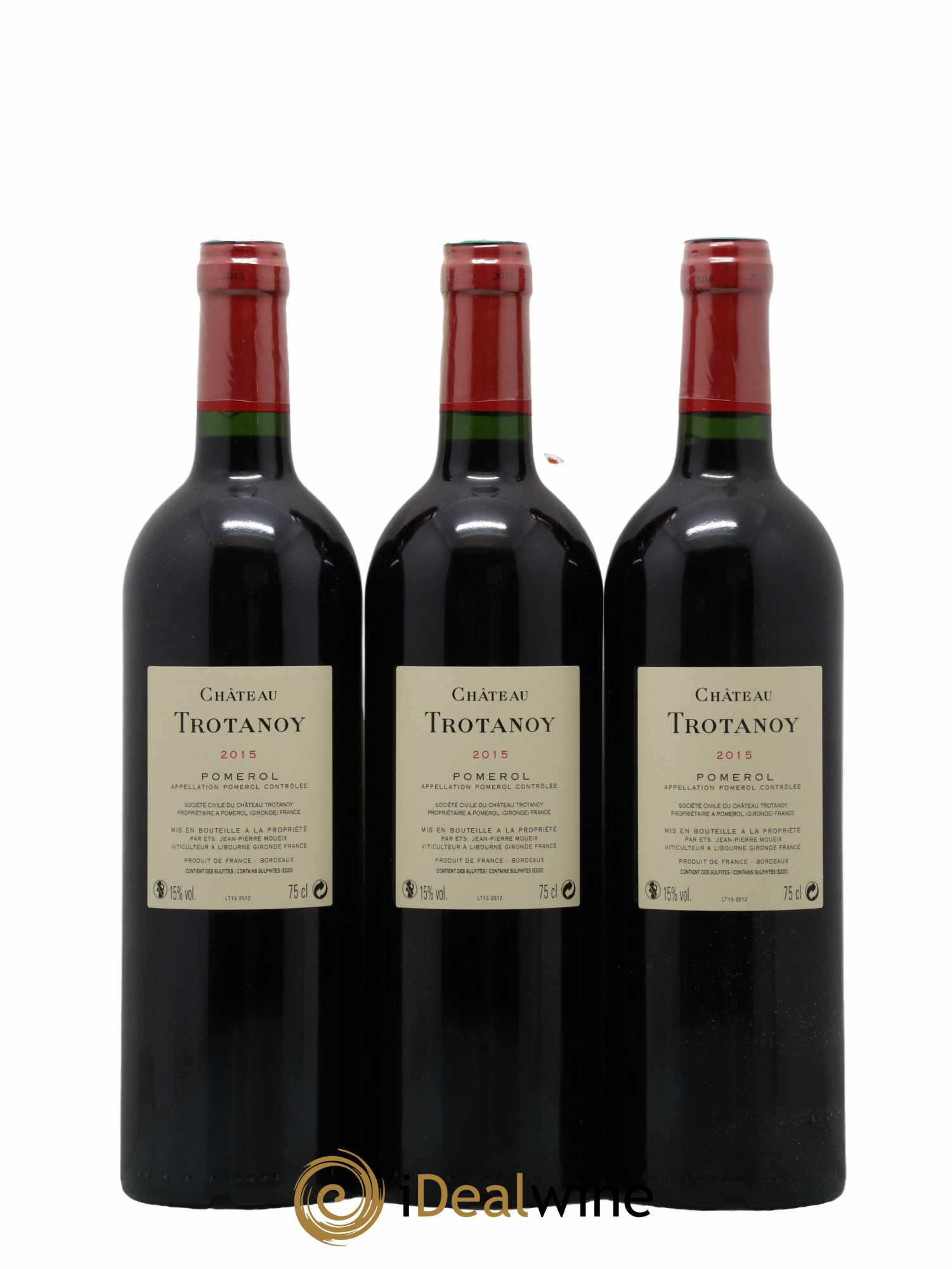 Château Trotanoy  2015 - Lot de 6 Bouteilles
