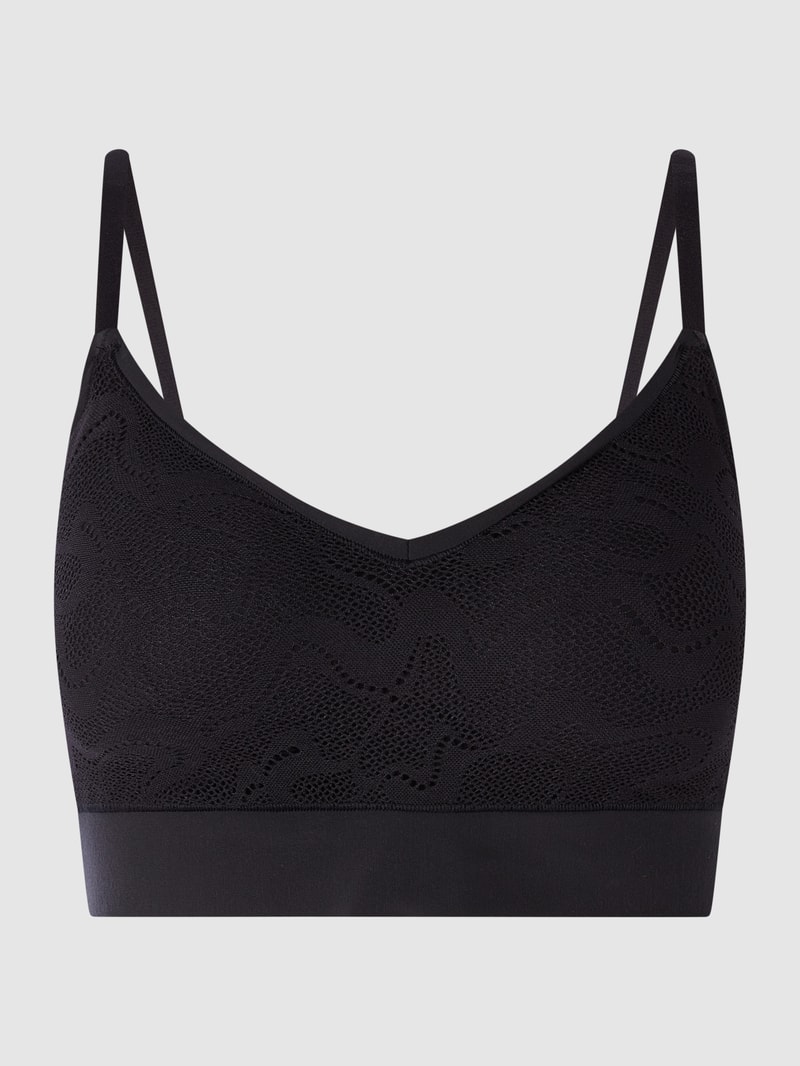 Bustier aus Spitze in schwarz