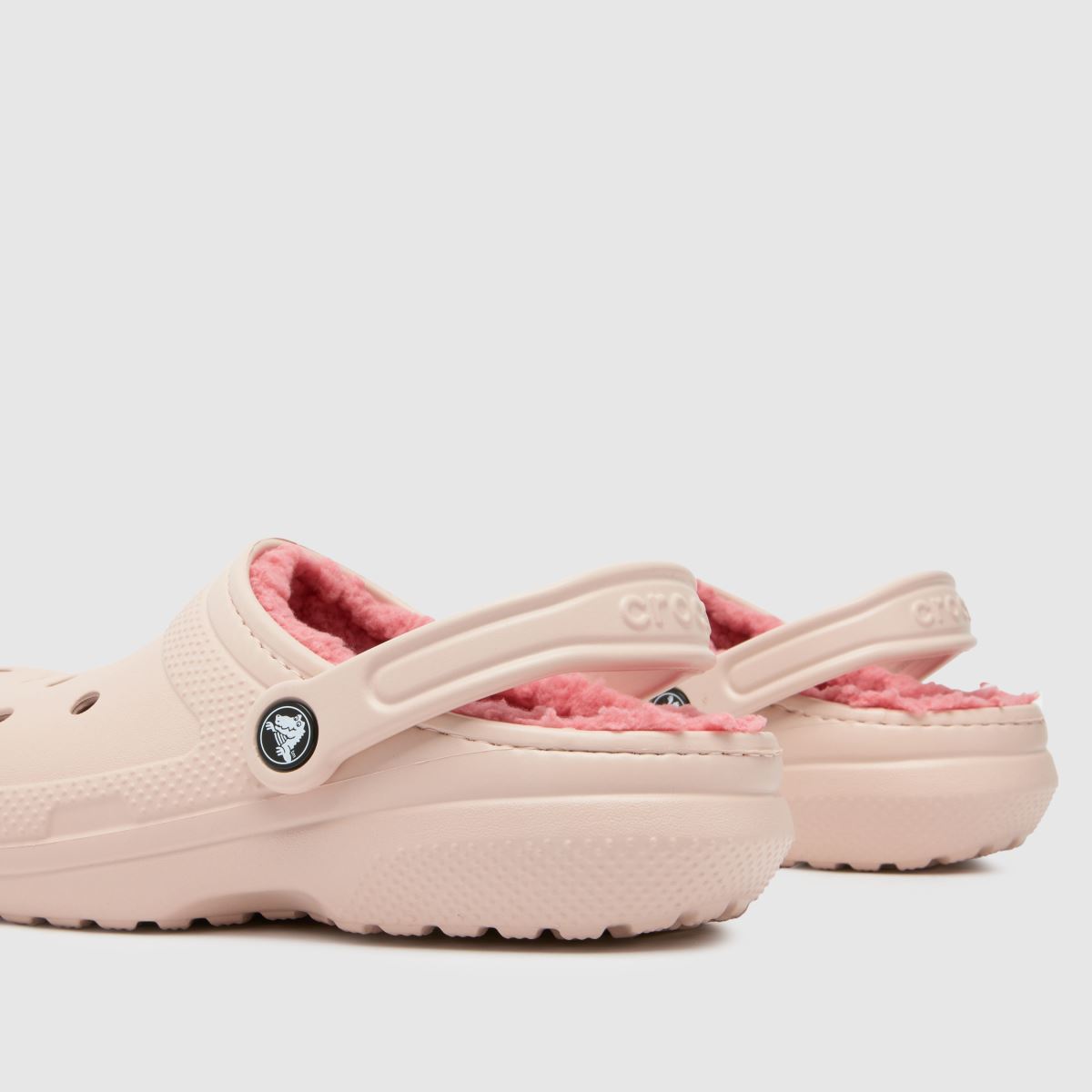 Crocs – Rosa klassiska fodrade träskor