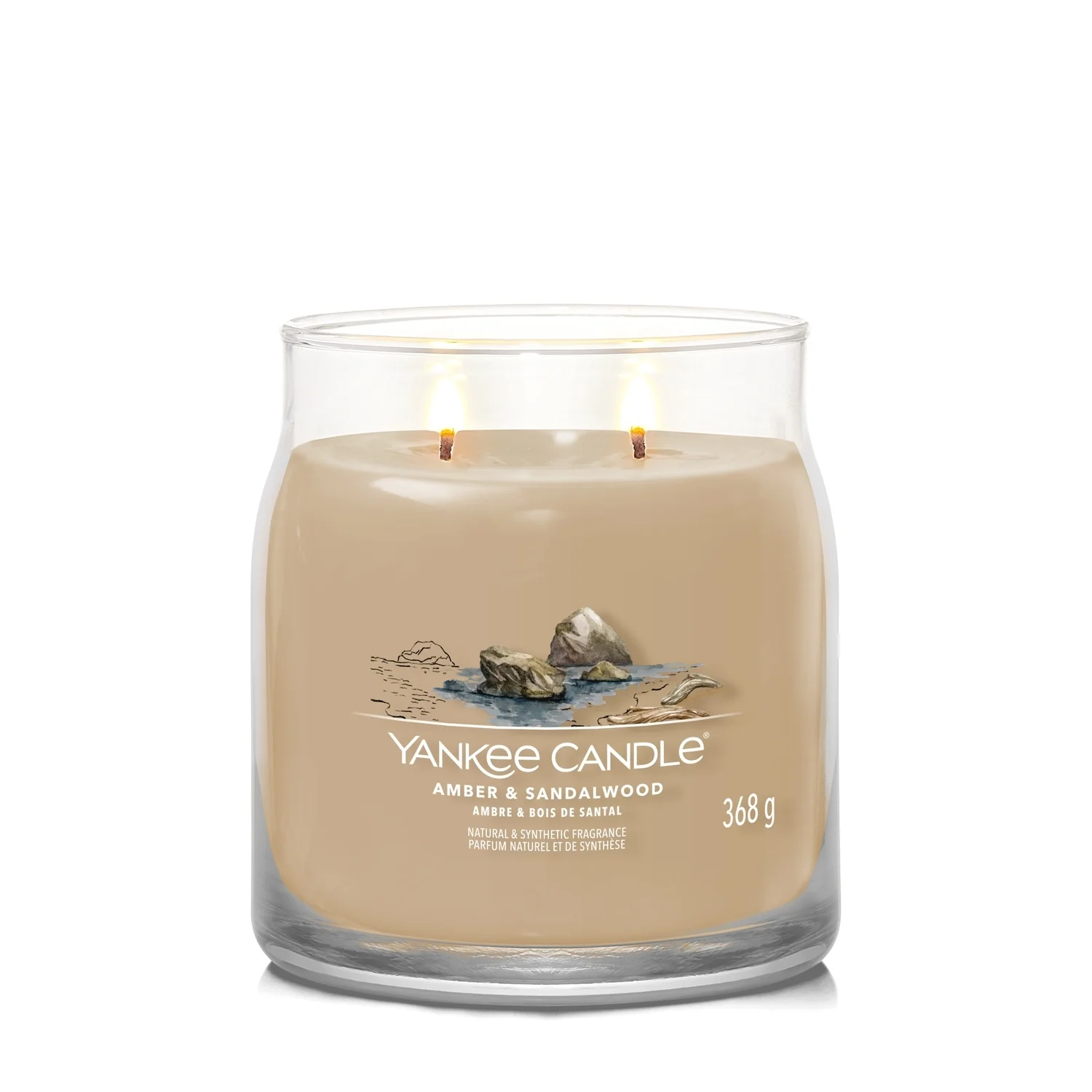 Mirisna svijeća Signature Jar Candles Amber & Sandalwood