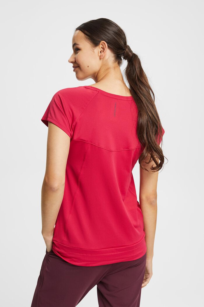Recycelt: Active T-Shirt mit Kordelzug und E-DRY