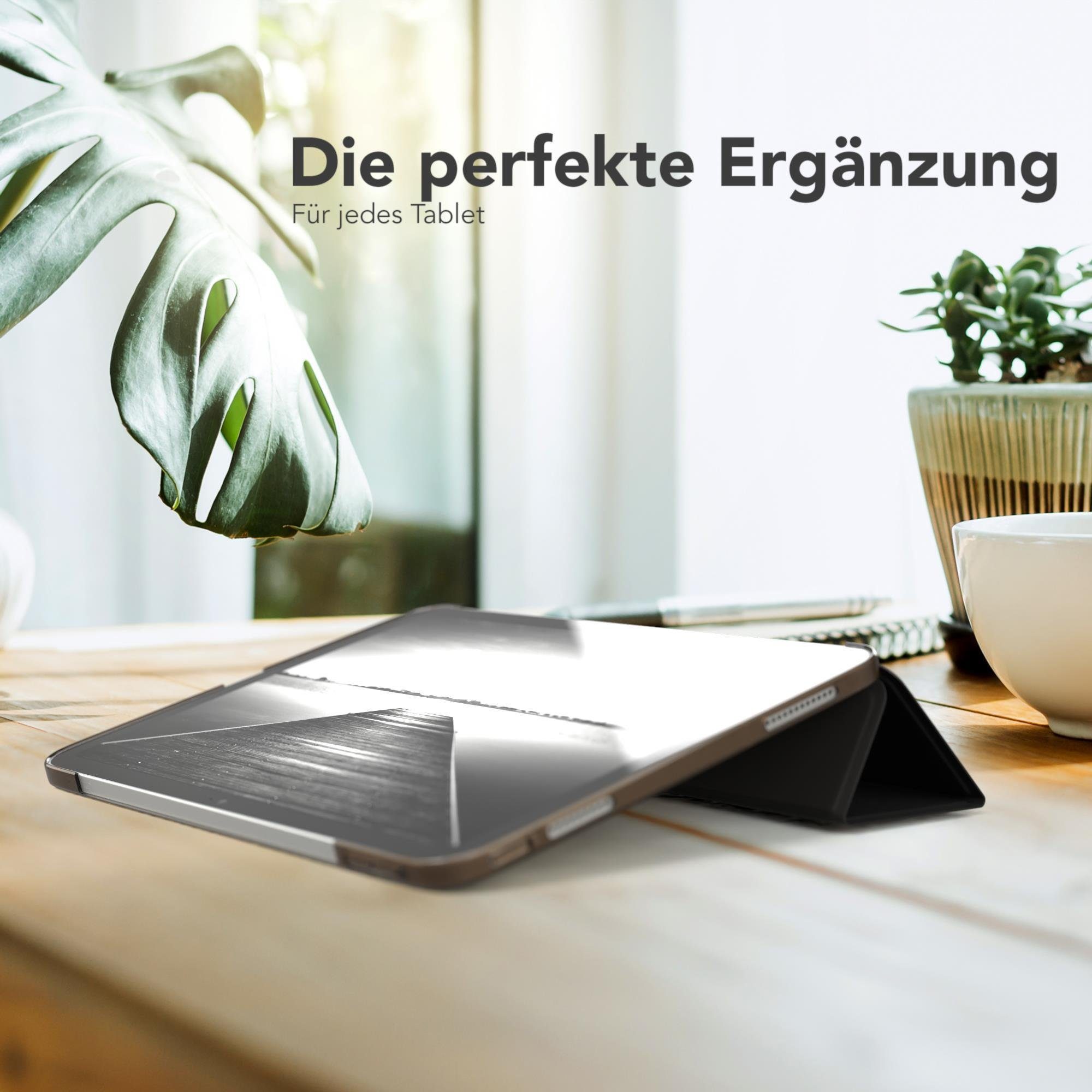 EAZY CASE Tablet-Hülle Smart Case für Apple iPad 10. Generation (2022) 10,9 Zoll, Anti-Kratz Tasche Schutzhülle mit Sleep Wake Up Funktion Hülle Schwarz