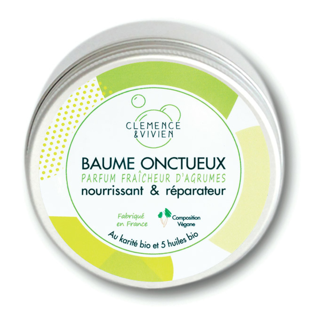 Clemence & Vivien BAUME 150 ML FRAICHEUR D'AGRUMES BAUME ONCTUEUX MULTIUSAGES