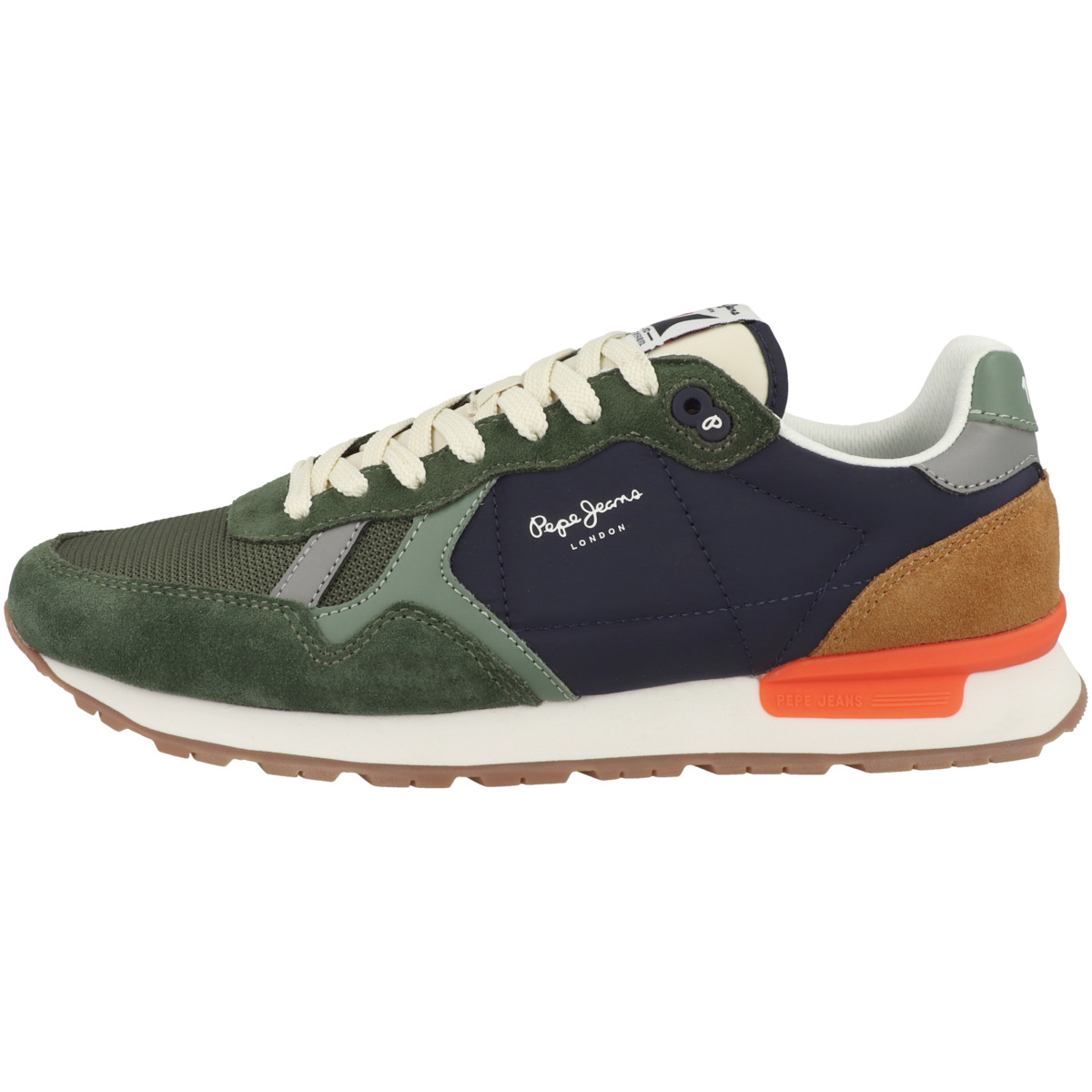 Pepe Jeans Brit Mix Sneaker Low gruen