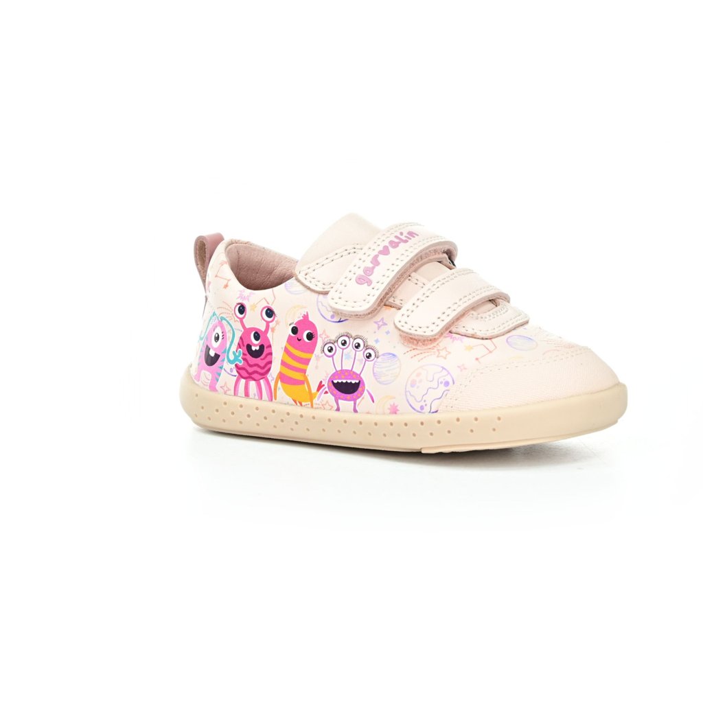 Garvalín Zapato Toy Cotton rosa Barfußhalbschuhe