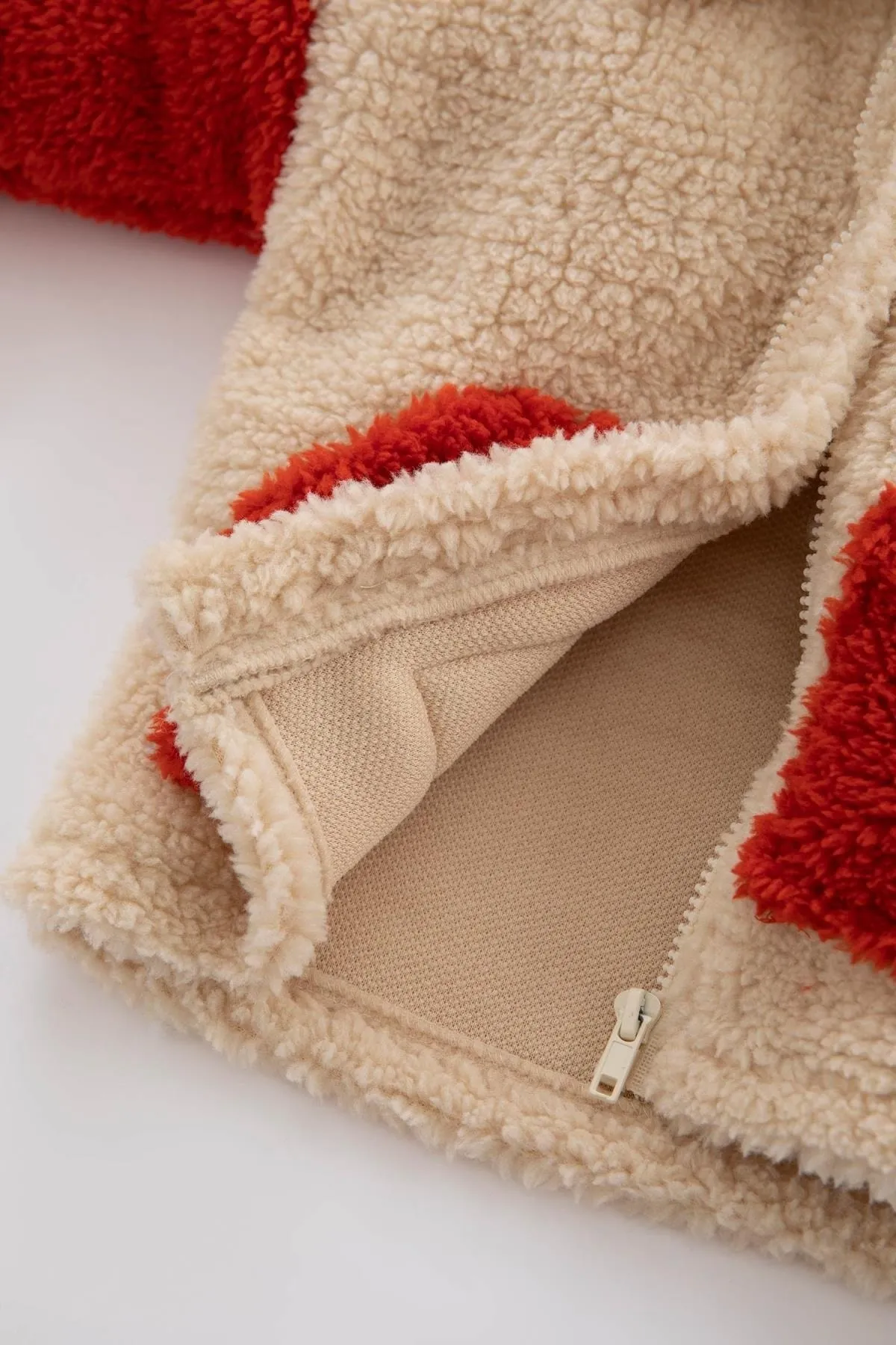 DeFacto  Basic-Pullover-Cardigan mit Rollkragen für Babys