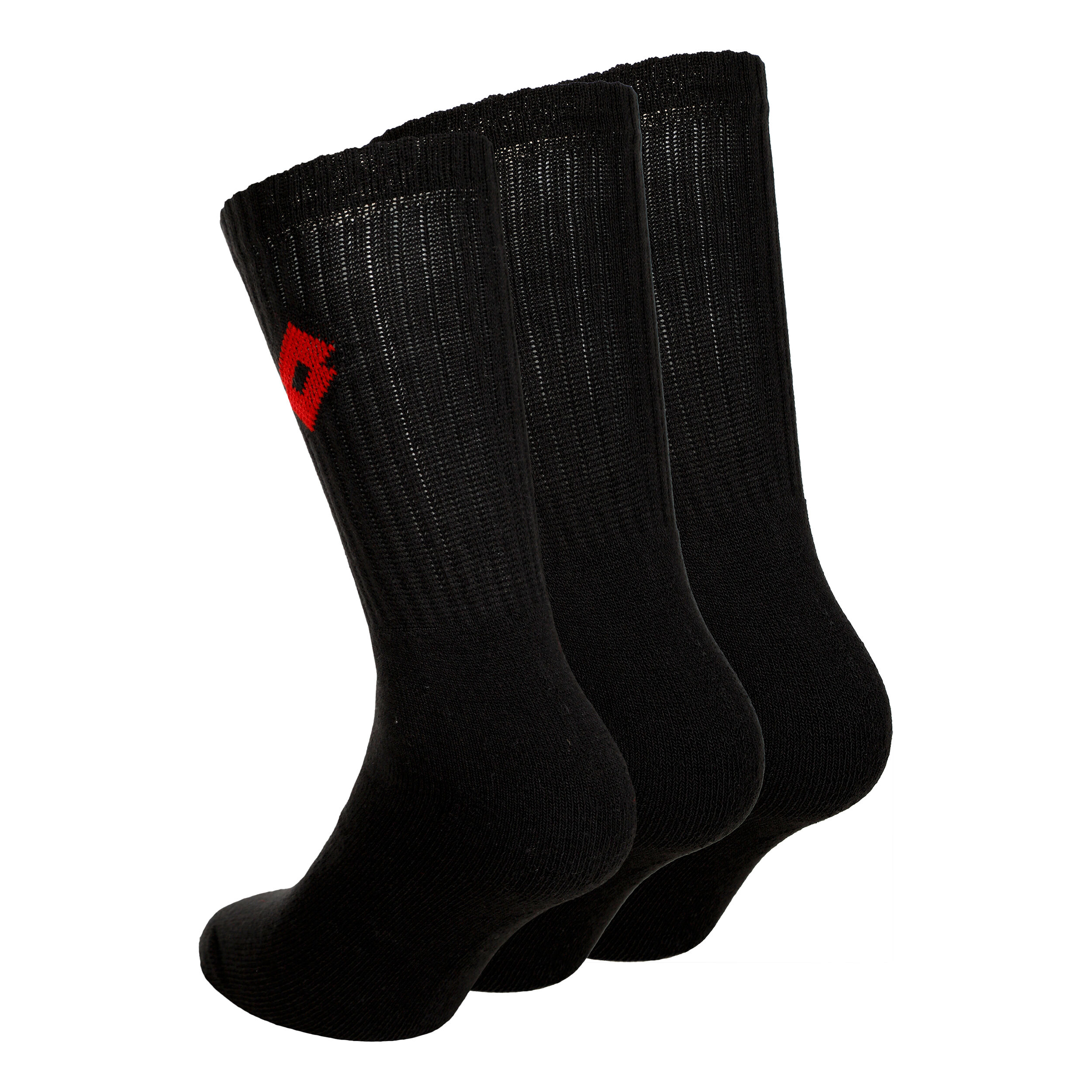 Tennissocken 3er Pack - Schwarz